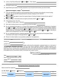 Form PGC-L-613B Application for Hunting License Agency - out-Of-State - Pennsylvania, Page 2