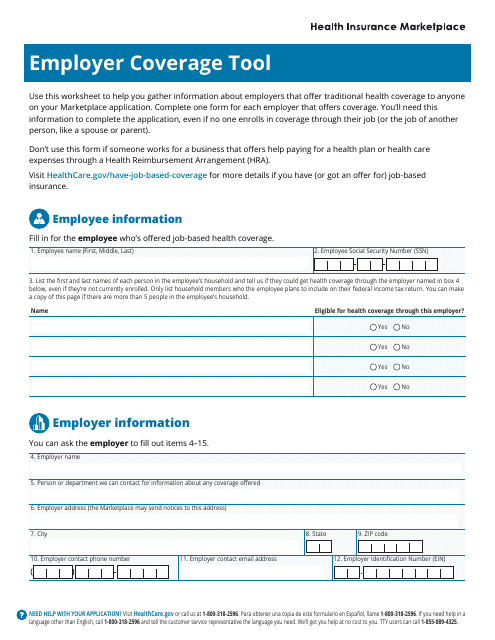 Employer Coverage Tool Download Pdf