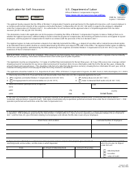 Document preview: Form LS-271 Application for Self-insurance