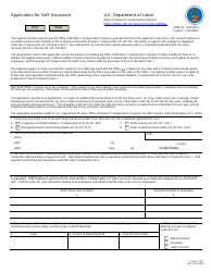 Form LS-271 Application for Self-insurance