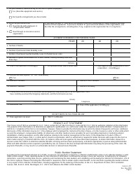 Form LS-271 Application for Self-insurance, Page 2