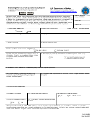 Form LS-204 Attending Physician&#039;s Supplementary Report