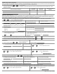 Form CM-911 Miner&#039;s Claim for Benefits Under the Black Lung Benefits Act, Page 2
