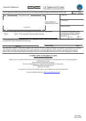 Document preview: Form LS-267 Claimant's Statement