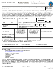 Document preview: Form CM-2907 Report of Ventilatory Study