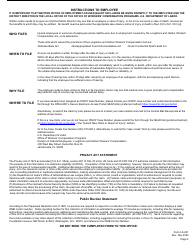 Form LS-201 Notice of Employee&#039;s Injury or Death, Page 2