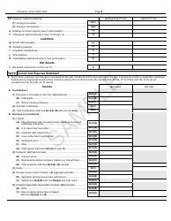 Form 5500 Schedule H Financial Information - Sample, Page 2