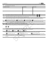 Form 5500 Schedule DCG Individual Plan Information - Sample, Page 3