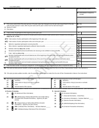 Form 5500 Annual Return/Report of Employee Benefit Plan - Sample, Page 2