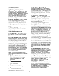 Instructions for Form LM-3 Labor Organization Annual Report, Page 14