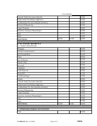 Form CC-DR-031 Financial Statement (General) - Maryland, Page 2