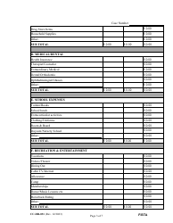 Form CC-DR-031 Financial Statement (General) - Maryland, Page 3
