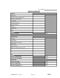 Form CC-DR-031 Financial Statement (General) - Maryland, Page 6