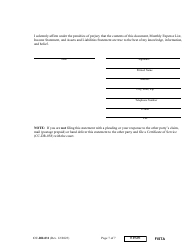 Form CC-DR-031 Financial Statement (General) - Maryland, Page 7