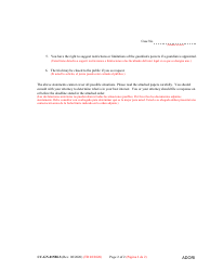 Form CC-GN-015BLS Advice of Rights - Guardian of the Person - Maryland (English/Spanish), Page 2