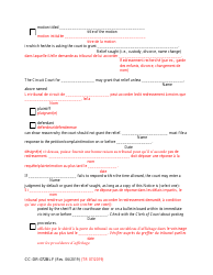 Form CC-DR-072BLF Notice - Alternate Service - Maryland (English/French), Page 2