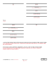 Form 9-102.1 (CC-DR-099BLF) Consent of Parent to a Private Agency Guardianship - Maryland (English/French), Page 11