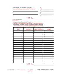 Form CC-GN-012BLF Fiduciary&#039;s Account (Md. Rule 10-708(A)) - Maryland (English/French), Page 11