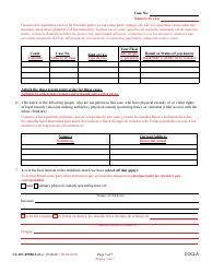Form CC-DC-095BLS Counter-Claim for Custody/Child Support - Maryland (English/Spanish), Page 3