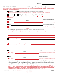 Form CC-DC-095BLS Counter-Claim for Custody/Child Support - Maryland (English/Spanish), Page 5