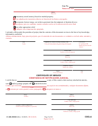 Form CC-DR-094BLS Counter-Claim for Absolute Divorce - Maryland (English/Spanish), Page 9