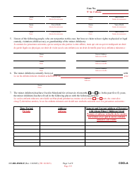 Form CC-DR-094BLF Counter-Claim for Absolute Divorcee - Maryland (English/French), Page 3