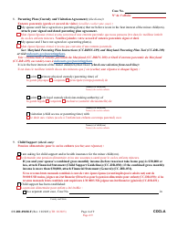 Form CC-DR-094BLF Counter-Claim for Absolute Divorcee - Maryland (English/French), Page 4
