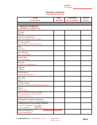 Form CC-DR-031BLS Financial Statement (General) - Maryland (English/Spanish), Page 2
