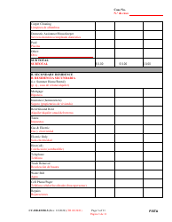 Form CC-DR-031BLS Financial Statement (General) - Maryland (English/Spanish), Page 3