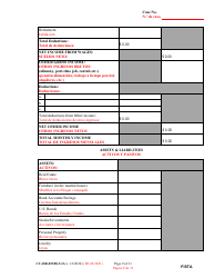 Form CC-DR-031BLS Financial Statement (General) - Maryland (English/Spanish), Page 9