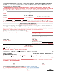 Form MDJ-004AGBLF Application for Guardianship Access to Mdec Cases - Maryland (English/French), Page 2