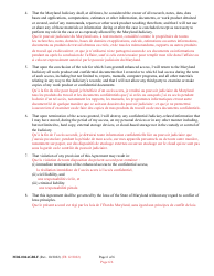 Form MDJ-004AGBLF Application for Guardianship Access to Mdec Cases - Maryland (English/French), Page 6