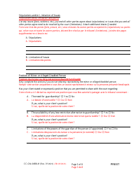 Form CC-GN-049BLF Pre-hearing Statement (Guardianship) - Maryland (English/French), Page 3