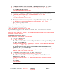 Form CC-GN-049BLF Pre-hearing Statement (Guardianship) - Maryland (English/French), Page 4