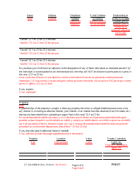 Form CC-GN-049BLF Pre-hearing Statement (Guardianship) - Maryland (English/French), Page 6