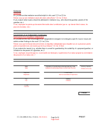 Form CC-GN-049BLF Pre-hearing Statement (Guardianship) - Maryland (English/French), Page 8
