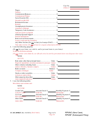 Form CC-DC-089BLF Request for Waiver of Prepaid Costs - Maryland (English/French), Page 2