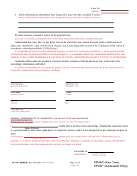 Form CC-DC-089BLF Request for Waiver of Prepaid Costs - Maryland (English/French), Page 3