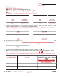Form CC-DR-020BLS Complaint for Absolute Divorce - Maryland (English/Spanish), Page 3
