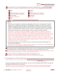 Form CC-DR-020BLS Complaint for Absolute Divorce - Maryland (English/Spanish), Page 6