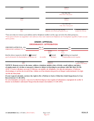 Form CC-DR-052BLF Request to Shield Address/Telephone Number/E-Mail Address in a Criminal Case Record (Md. Rule 16-934(H)) - Maryland (English/French), Page 2