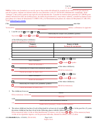 Form CC-DR-004BLS Complaint for Custody - Maryland (English/Spanish), Page 2