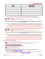 Form CC-DR-004BLS Complaint for Custody - Maryland (English/Spanish), Page 4