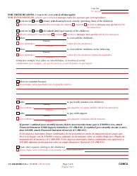 Form CC-DR-004BLS Complaint for Custody - Maryland (English/Spanish), Page 5
