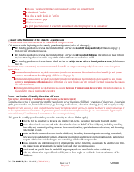 Form CC-GN-041BLF Signation and Consent to the Beginning of Standby Guardianship - Maryland (English/French), Page 4