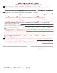 Form DC-CV-109BLS Complaint for Grantor in Possession - Maryland (English/Spanish), Page 3