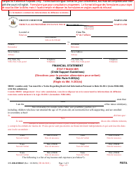 Document preview: Form CC-DR-030BLF Financial Statement (Child Support Guidelines) - Maryland (English/French)