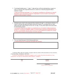 Form CC-GN-048BLF Request for Expedited Hearing in Connection With Medical Treatment - Maryland (English/French), Page 3