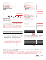 Form CC-DC-DV-004BLF Financial Statement - Maryland (English/French), Page 2