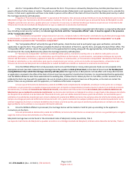 Form CC-FM-066BLS Non-resident Marriage License Application - Affidavit - Maryland (English/Spanish), Page 4
